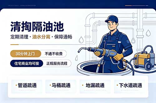 阿拉尔清掏隔油池